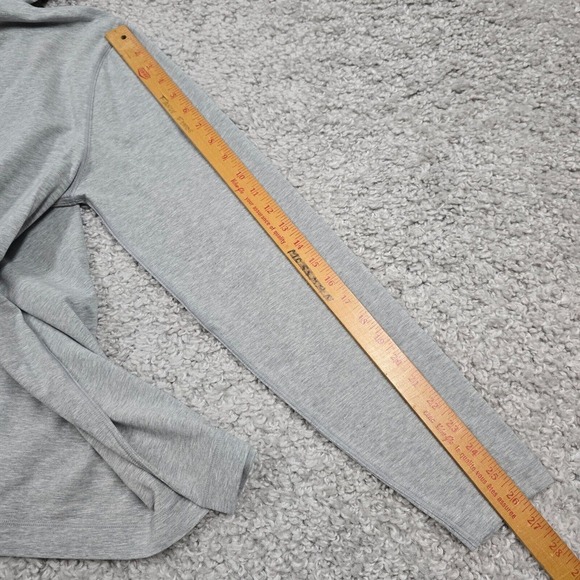 Public Rec Hooded‎ Shirt Mens XL Gray Pullover Long Sleeve Stretch Active Preppy - Picture 8 of 9